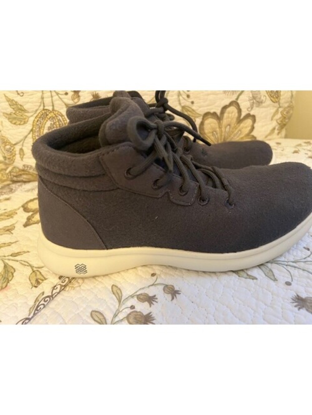FLX  High Top Dark Grey Men's Sneakers Wool - Size 8.5